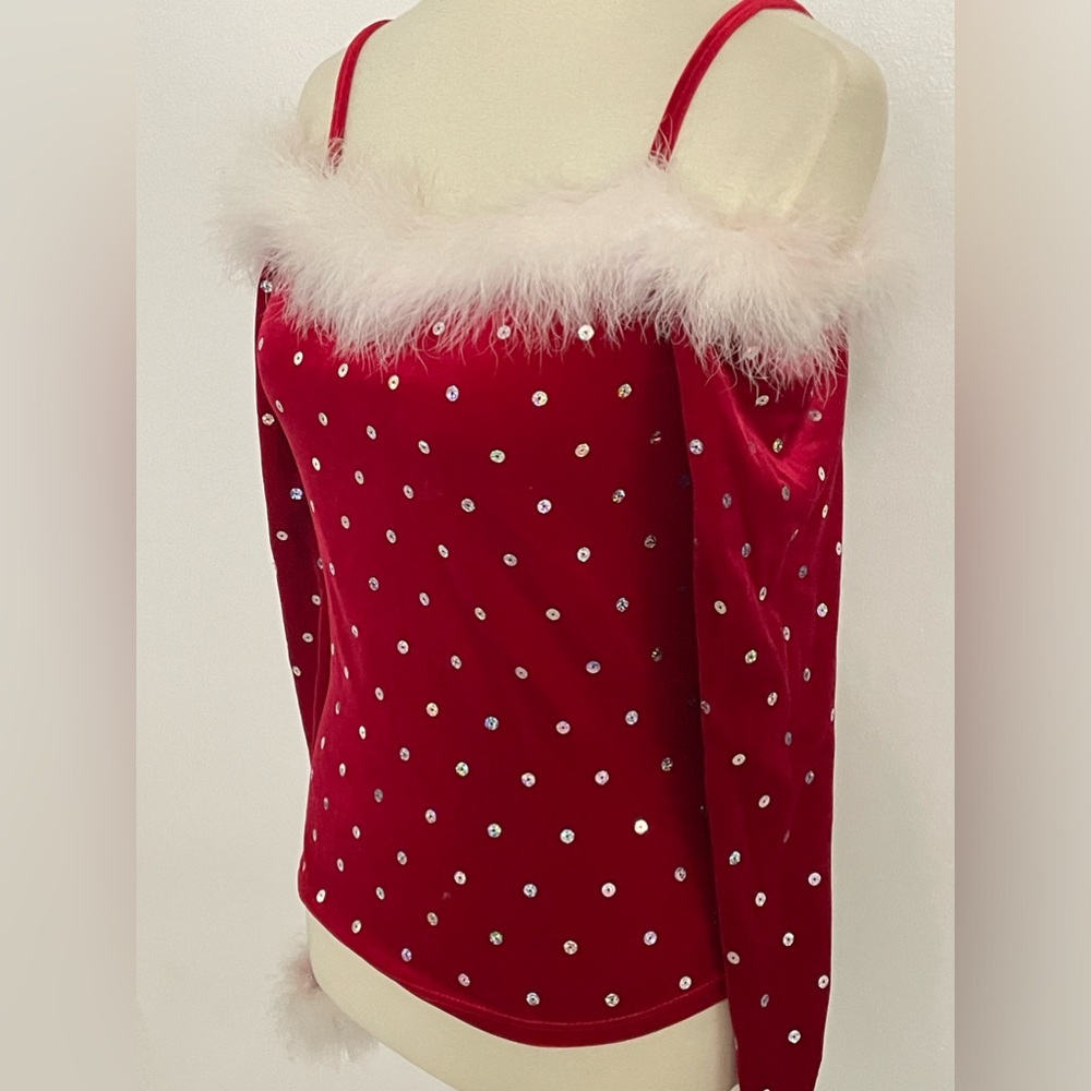 Santa Baby Dance Top Christmas Costume - Picture 8 of 8